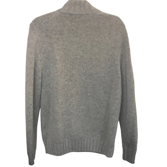 NAUTICA Wool Blend 1/4 button Pullover Knit Sweater - Picture 3 of 7